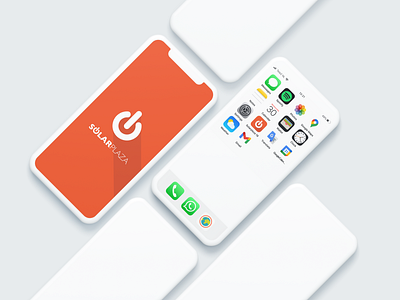 Solarplaza Splash Screen and App Thumbnail app branding design minimal ui ux vector