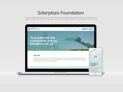 Solarplaza Foundation Visual and Web design