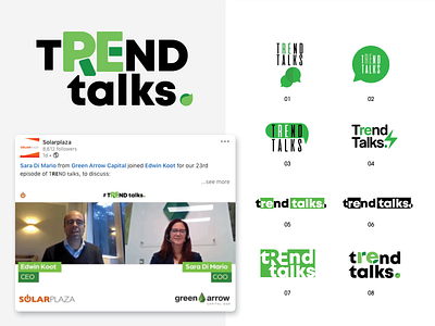 Trend Talks Logo ideation, design and application