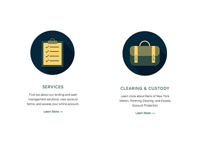 Illustrations banking icons website