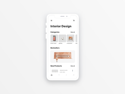 Minimalist Store app design ecommerce minimal ui