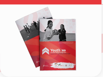 Youth Leadership program brochure art direction concept creative direction editorial design youth