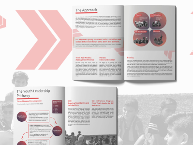 Youth Leadership program brochure art direction concept creative direction design editorial design graphic sport youth