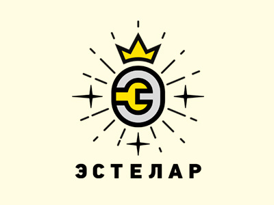 Эстелар crown exhibition key logo logotype shine tool