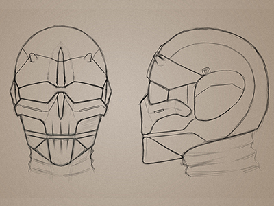 sketch helmet helmet sketch