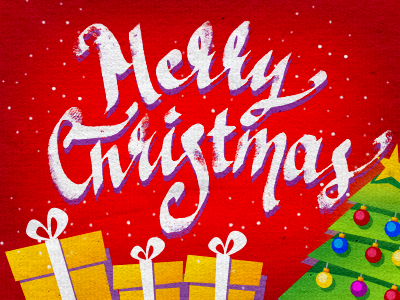 Merry Christmas! christmas lettering merry new year