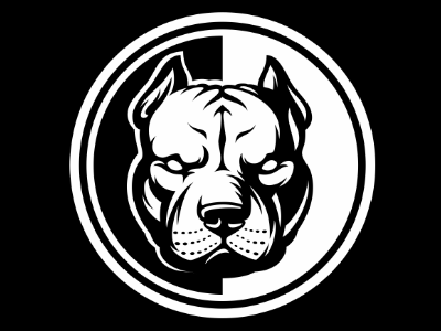 Pitbull dog logo logotype pitbull