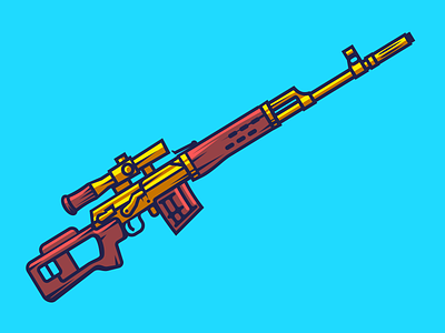 Svd — Dragunov dragunov gold gun rifle russia sniper soviet svd ussr weapon