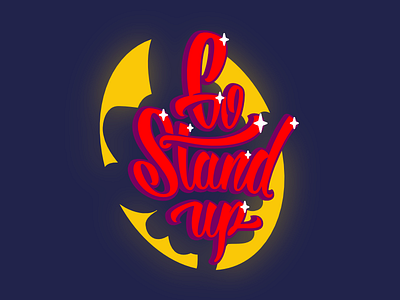 New Logo Gostandup.ru comedy logo logotype standup