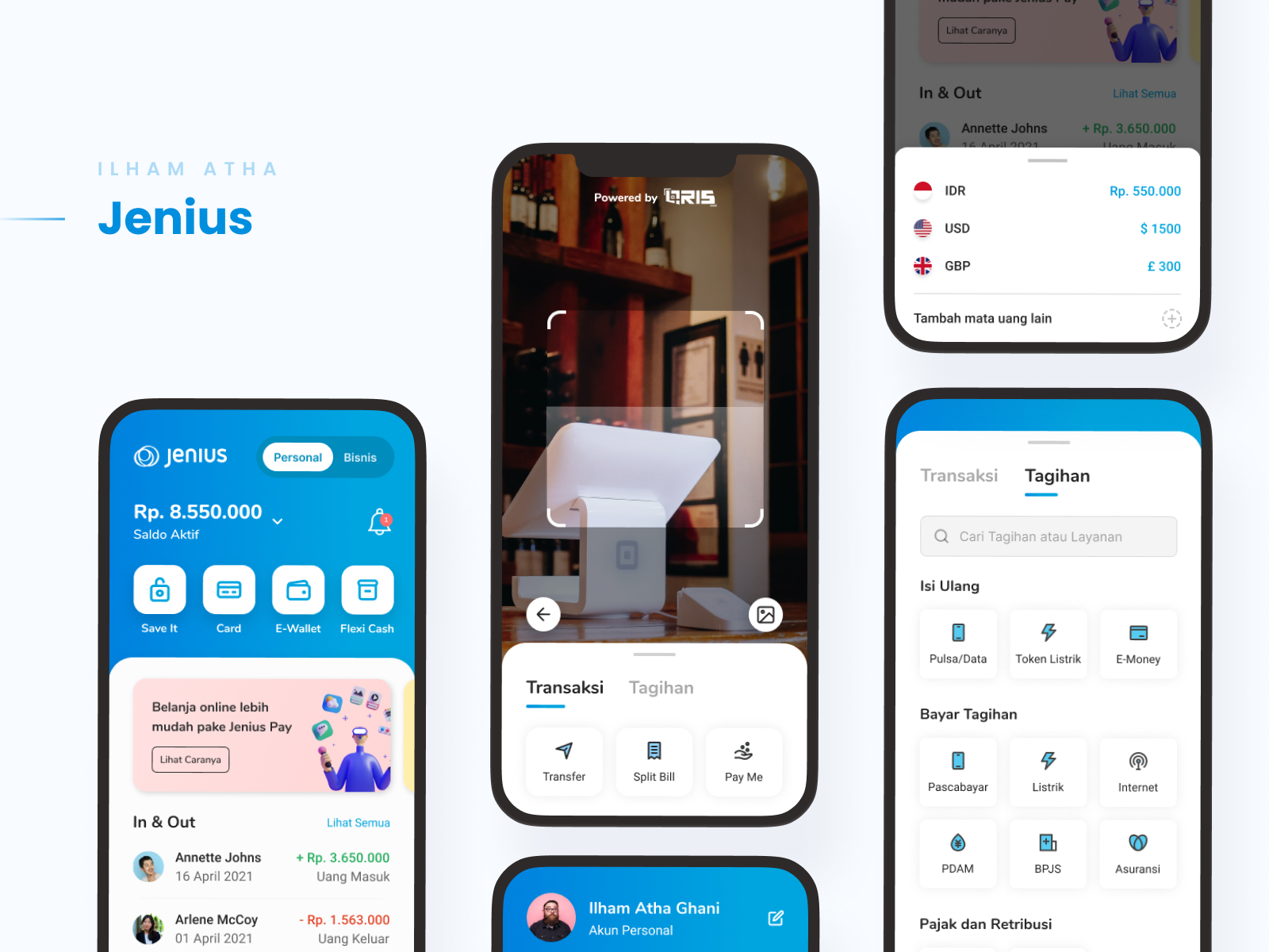 Jenius Digital Bank Redesign Exploration By Ilham Atha On Dribbble