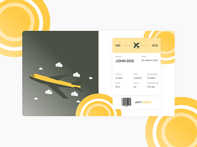 Boarding Pass Daily UI 24