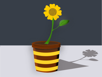 Vector Flower Pot