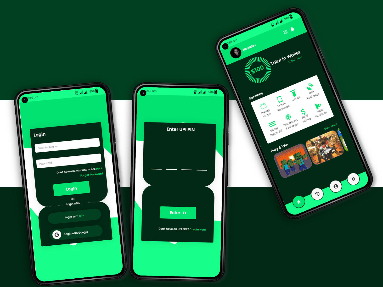 Digital Wallet UI Design by Aakarshit Joshi on Dribbble