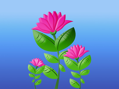 Beautiful Flower art beautiful flower beautiful nature design digital art digital flower flower flowers graphic art graphic design graphics green nature natures natures art painting photoshop photoshop art photoshop graphics pink