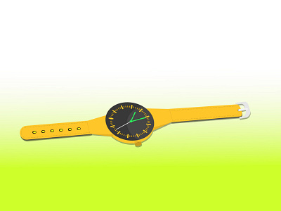 Wrist Watch design graphic art graphic design graphic designer graphics green illustration illustrator new art orange vector art vector design vector drawing vector graphics vector objects watch wrist watch yellow