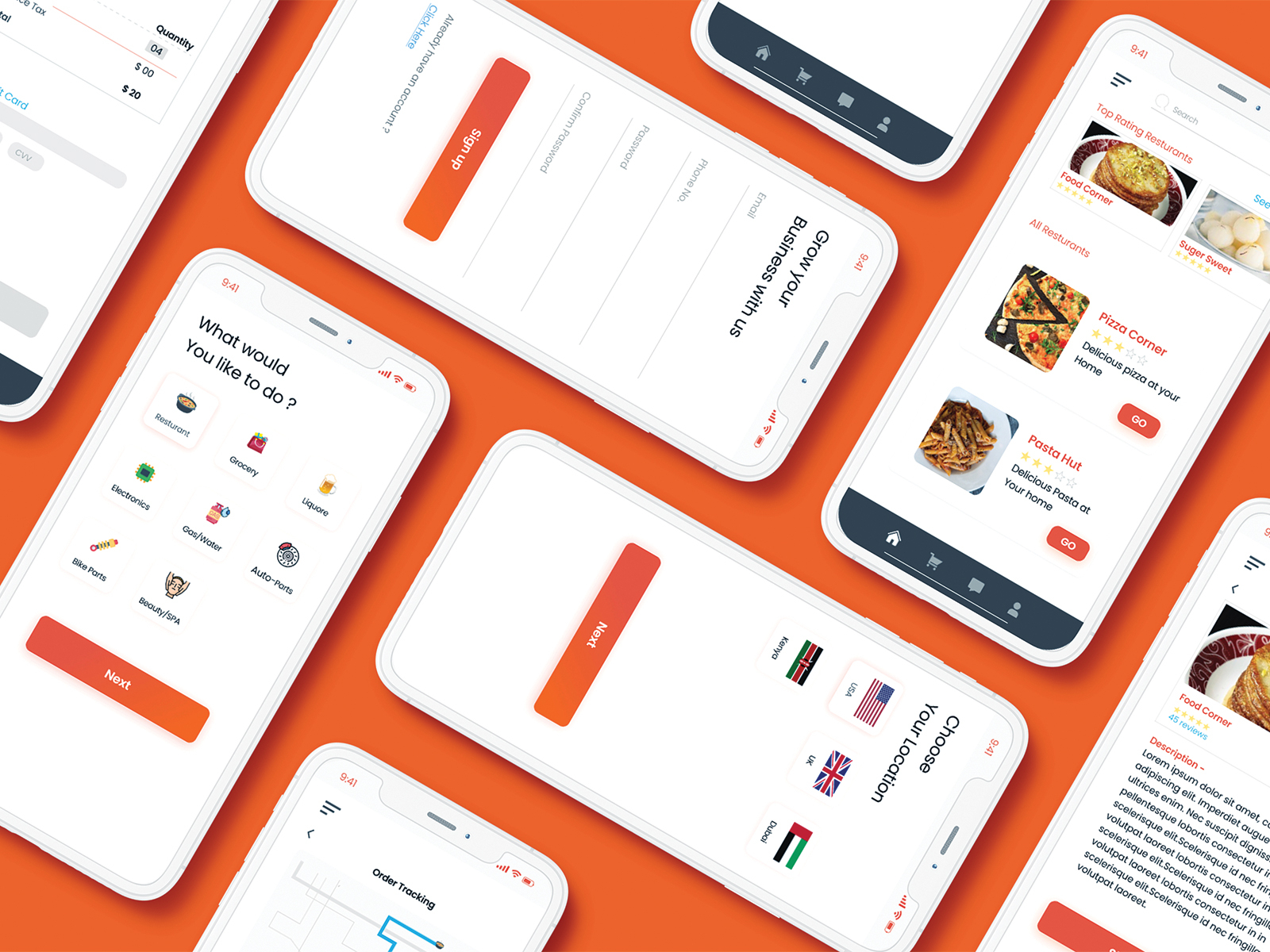 Multivendor App UI by Aakarshit Joshi on Dribbble