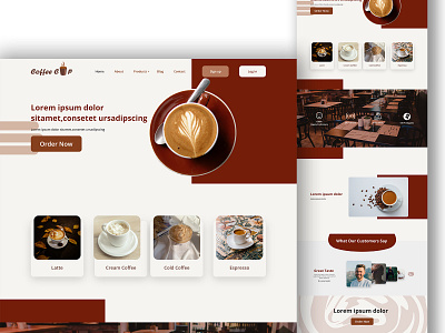 Coffee Cup brown cofee cup coffee website design graphic art graphic design graphics new photoshop photoshop art ui ui design uiux uiux design uiux graphics web ui graphics website ui