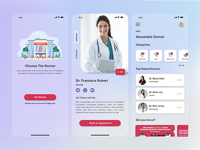 Medical Mobile App medical ui ui design