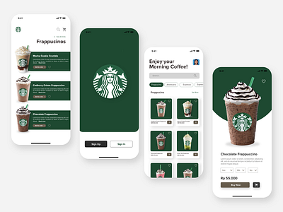 Starbucks Mobile App - UI Design
