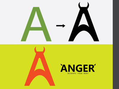 Anger logo fiveer alogo anger branding evillogo evillogo fiverrlogo logoforsale minimal