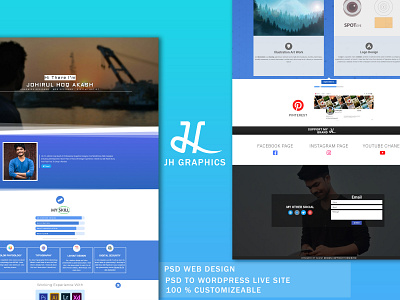 Personal website design portfolio showcase