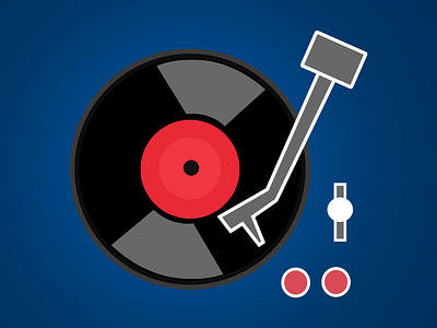 Classic Music Disk Design branding design flat graphic design illustration minimal vector