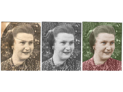 Digital restoration and colorization colorization photoshop restauration