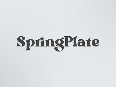 SpringPlate - Logo designlogo fontlogo logo logo design logorestaurant restaurant