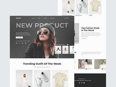 Featly - Web Design Fashion