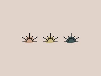 The Sunshine Creative | Icon Elements brand design branding earth tones feminine design icon iconography icons minimal design sun icon sunshine