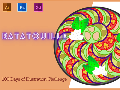 Day-9-Food Illustration-Ratatouille