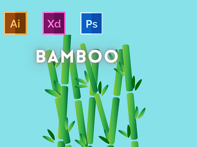 Day-17-Plant Illustration-Bamboo branding design flat graphic design illustration logo typography ui ux vector