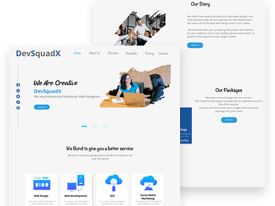 Landing page