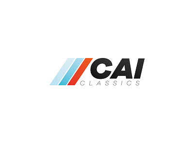 CAI Classics Logo Design automotive cars classics logo performance