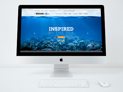 Beuchat Dive Shop Website Design diving sea ui ux water watersports web design website