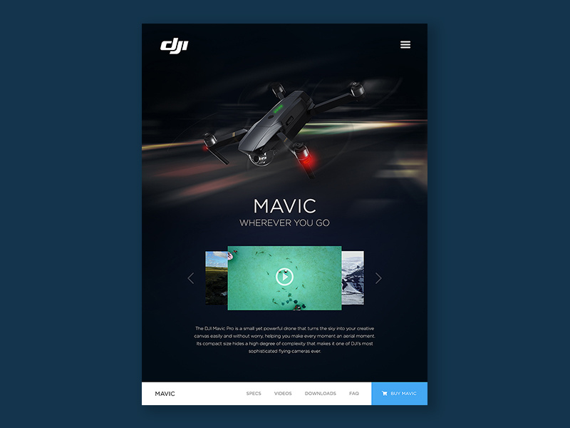 Daily UI #3 - iPad Landing Page ux user interface user experience ui design ui ios graphic design design dailyui application app design interface