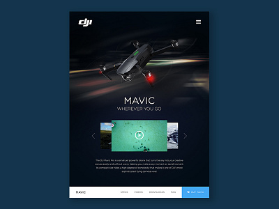 Daily UI #3 - iPad Landing Page