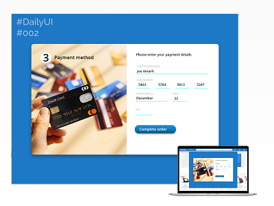 CREDIT CARD CHECKOUT ui web