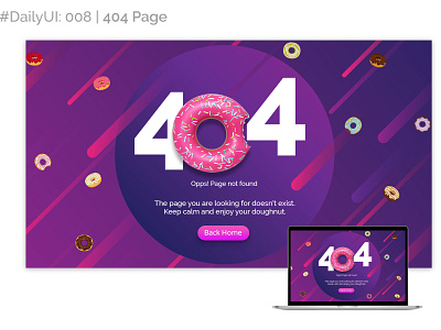 404 PAGE design ui ux web