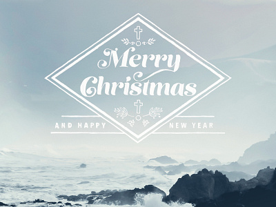 Christmas 2014 Card card design graphic design hand drawn type typography