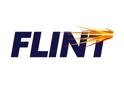 Flint energy explode fire flame flint logo mark motion spark