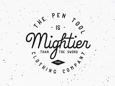 The Pen Tool Is Mightier Than The Sword mightier than pen tool quote sword typography