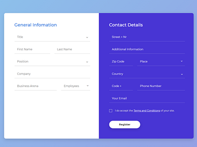 Design bootstrap design html 5 html css modern registration form responsive ui ux web