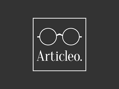 Articleo Logo Design article design logo podcast read service startup