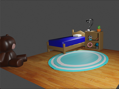 room-habitacion 3d 3d art 3dblender illumination