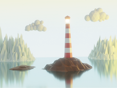 The lighthouse Island