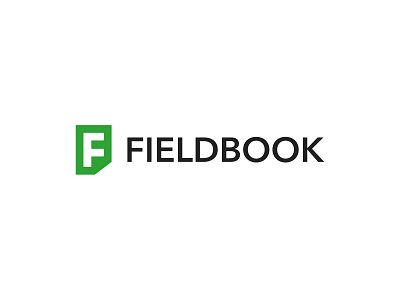 Fieldbook Brand Logo branding icon logo startup tech type typography