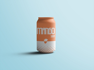 Minimal Soda Can Design ai can packaging psd soda