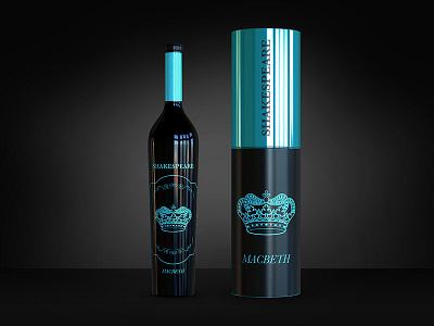 Wine Concept concept package packaging psd shakespeare simple wine