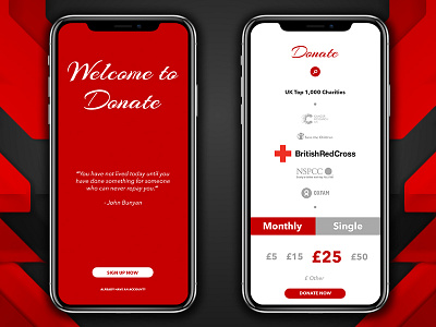 Concept Challenge ⪪12⪫ app concept donation psd